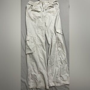 Brandy Melville white cargo pants